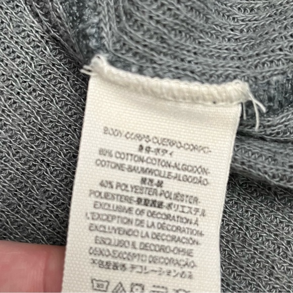 FREE PEOPLE We The Free Size Rainbow Trim Henley Thermal Top Size Small - Picture 10 of 10